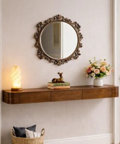 Console Table with Storage Shelf