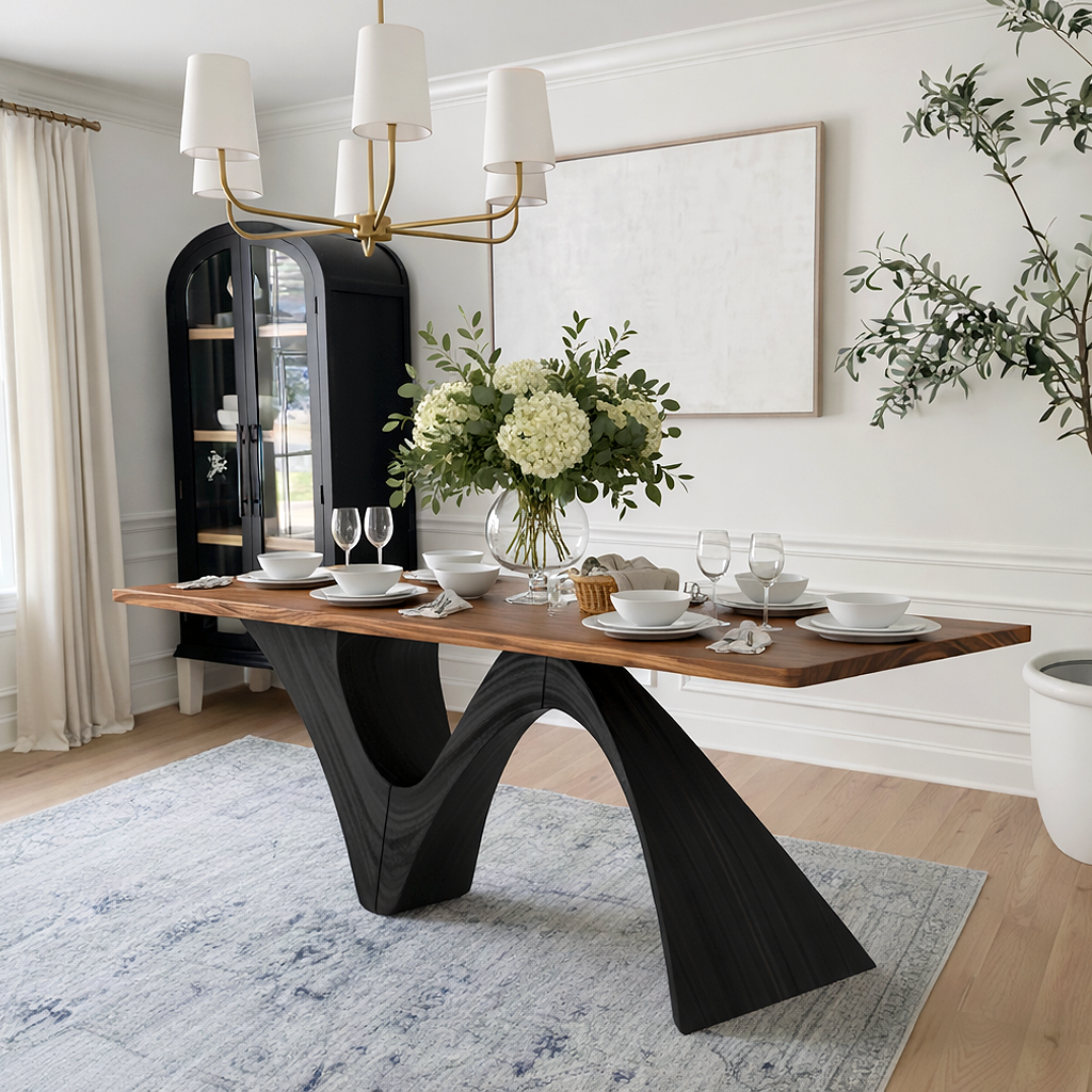 Wood Dining Table Set